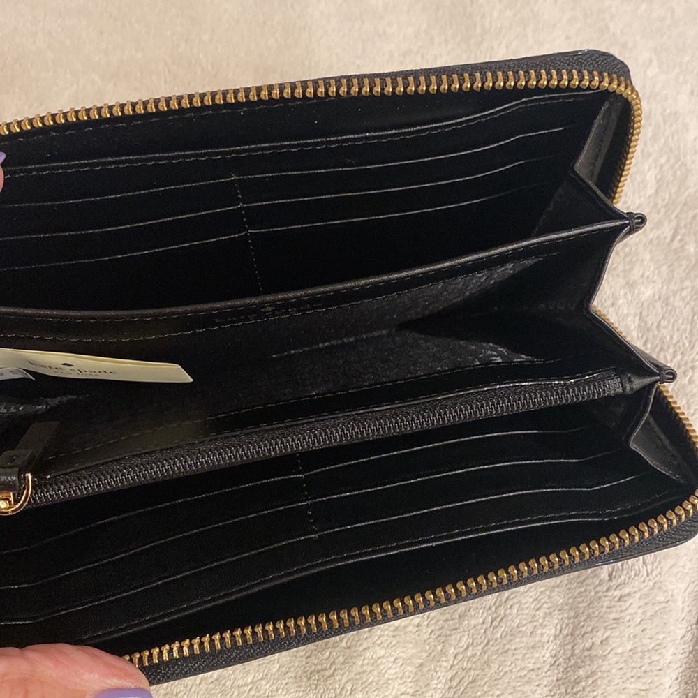 NWT Kate Spade Run Wild Leopard Neda Wallet - Picture 10 of 12